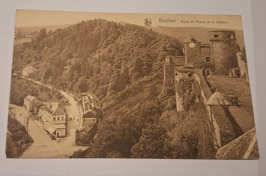 Bouillon, route de France et le Château, Enlèvement ou Envoi, Non affranchie, Luxembourg