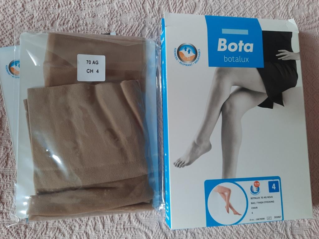 Bas de soutien / contention Botalux 70 AG, Neuf, Enlèvement ou Envoi, Beige, Bas Stay-up