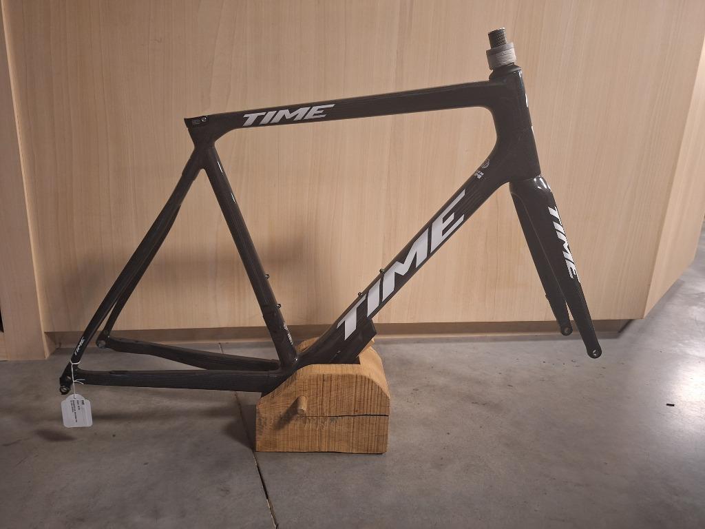 Time frameset Alpe d'huez disc carbon white L - Nieuw!, Carbon, Nieuw, 53 tot 57 cm, Ophalen