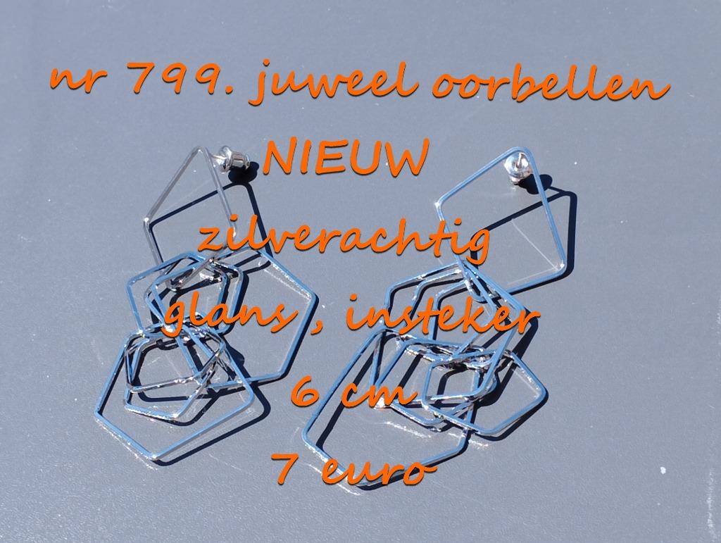 799. Bijou : boucles d'oreilles, NEUF, frais de port inclus, Autres matériaux, Argent, Envoi, Neuf