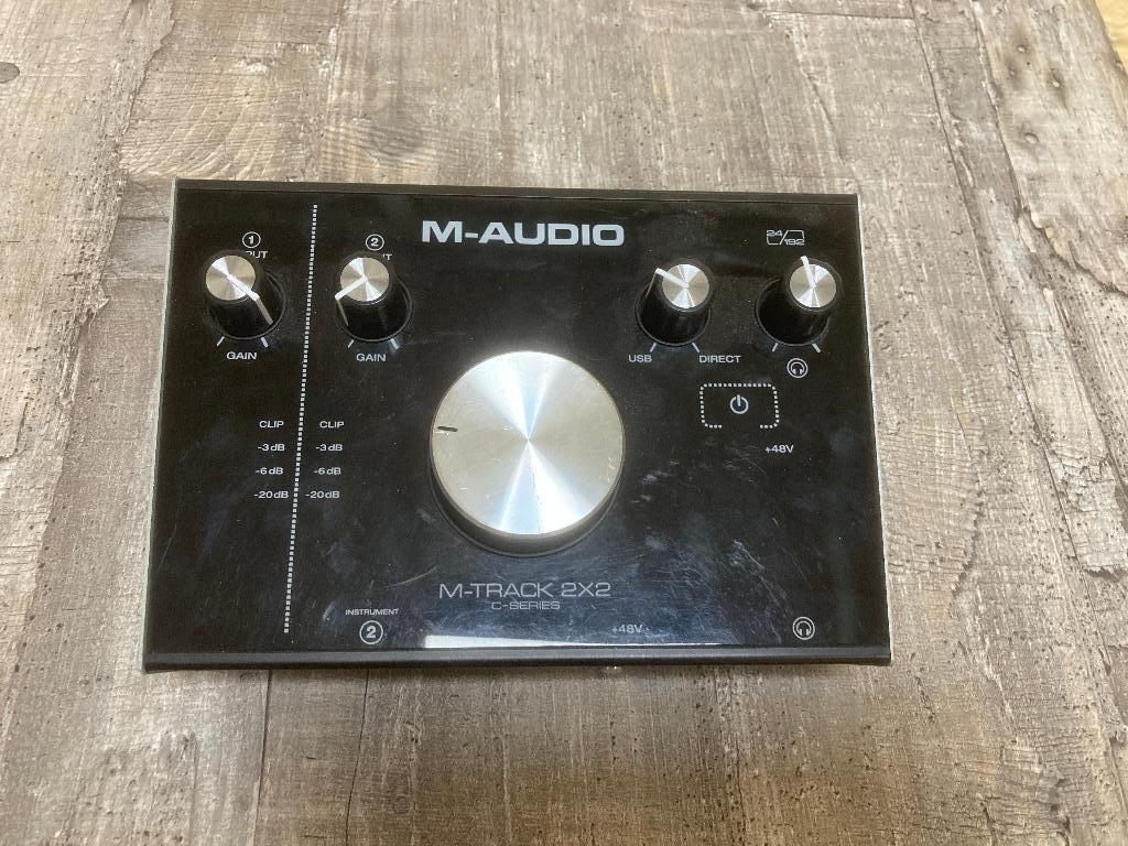 M-Audio M-Track 2x2 (C-Series) Audio Interface, Ophalen of Verzenden, Gebruikt, Extern, M-Audio