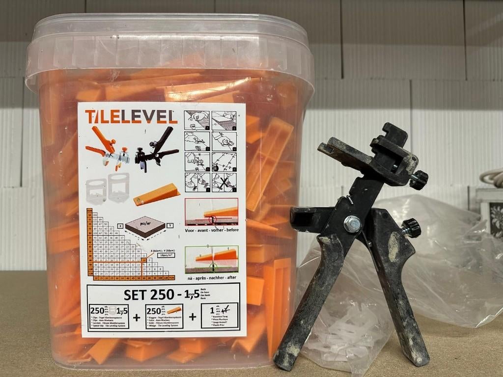 TileLevel systeem, Doe-het-zelf en Bouw, Tegels, Ophalen, Gebruikt