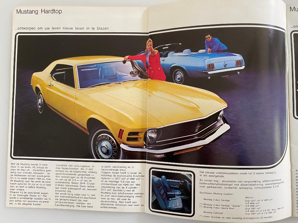 Ford Brochure Amerikaanse Wagens 1970, Gelezen, Ford, Ophalen of Verzenden, Ford