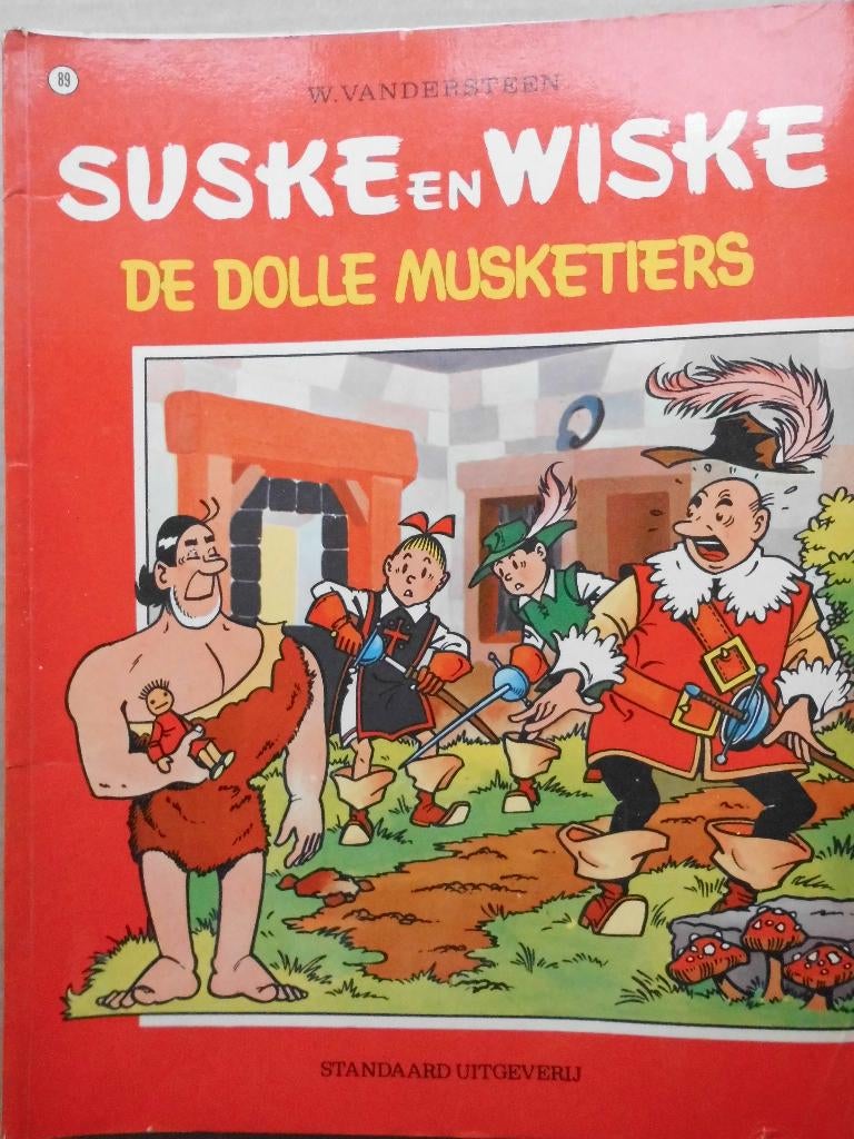 Suske en Wiske - De dolle musketiers, Boeken, Gelezen, Willy Vandersteen, Eén stripboek, Ophalen of Verzenden