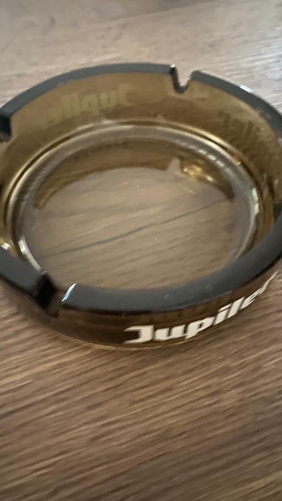 asbak Jupiler retro bruin, Verzamelen, Ophalen, Zo goed als nieuw, Jupiler