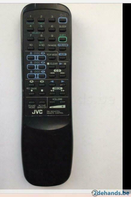 Afstandsbediening JVC rmsed40teu, Audio, Tv en Foto, Afstandsbedieningen, Ophalen of Verzenden, Gebruikt