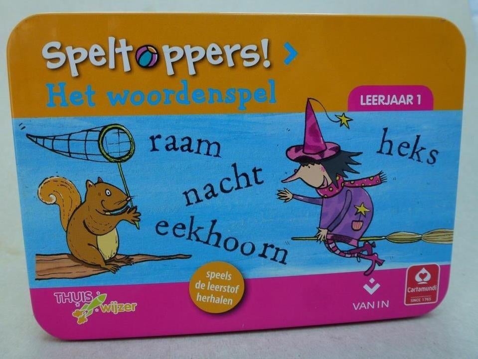 Speltoppers Het woordenspel leerjaar 1 60 spelkaarten, Ophalen of Verzenden, Gebruikt, Taal en Lezen