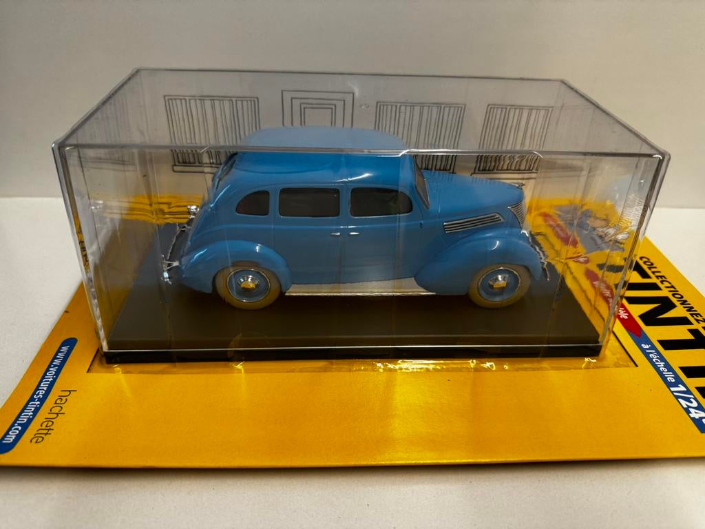 Kuifje auto 1:24 de taxi uit zaak zonnebloem nr 58, Collections, Personnages de BD, Neuf, Tintin, Enlèvement ou Envoi