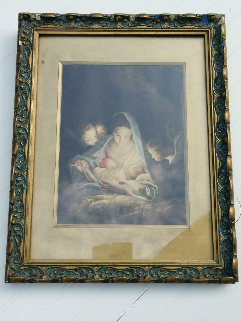De aanbidding van de herders - reproductie van Maratta, Antiek en Kunst, Ophalen of Verzenden
