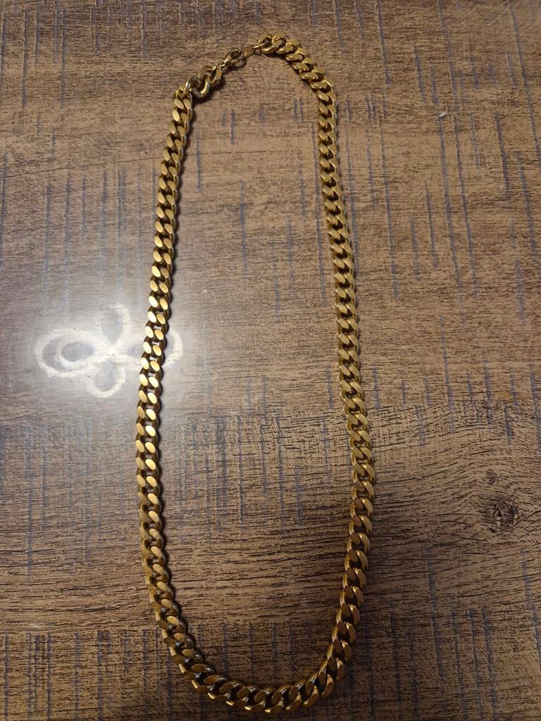 18k vergulde ketting, Goud, Goud