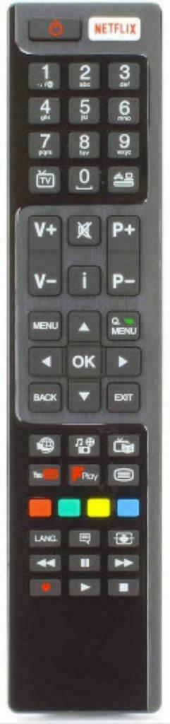Télécommande Hitachi AVEC YOUTUBE - BOUTON PLAY, Enlèvement ou Envoi, Neuf, Originale, TV