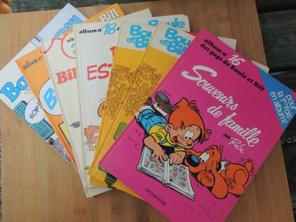 LOT DE 7 BD BOULE ET BILL DESCRIPIF LOT / PIECE, Livres, BD, Utilisé, Série complète ou Série, Enlèvement ou Envoi