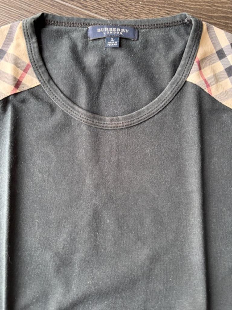 T shirt Burberry maat L, Kleding | Dames, Zwart, Maat 42/44 (L), Ophalen of Verzenden, Burberry