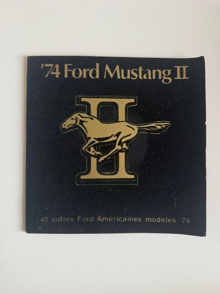 Vinyle 45 Tours ´74 Ford Mustang II Autres Modèles Ford 1974, Enlèvement ou Envoi, Autres formats, Autres genres, Utilisé