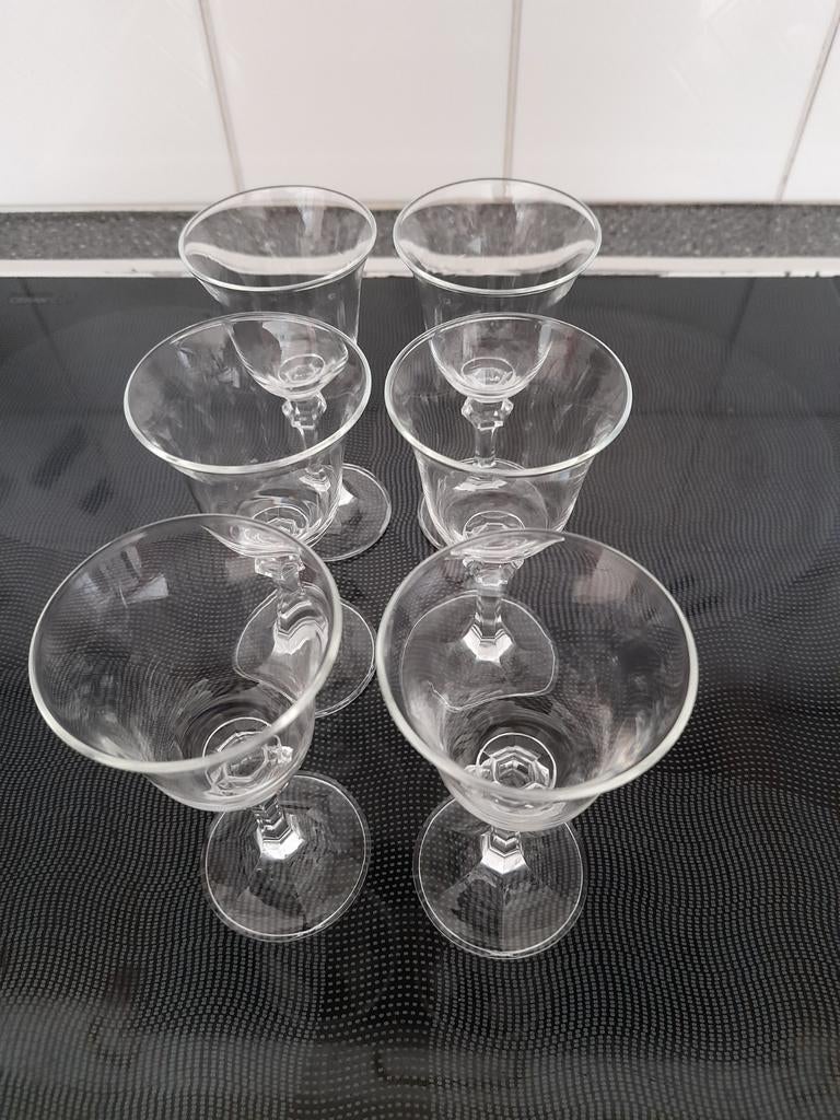 6 verres à liqueur en cristal vintage, Enlèvement ou Envoi, Neuf