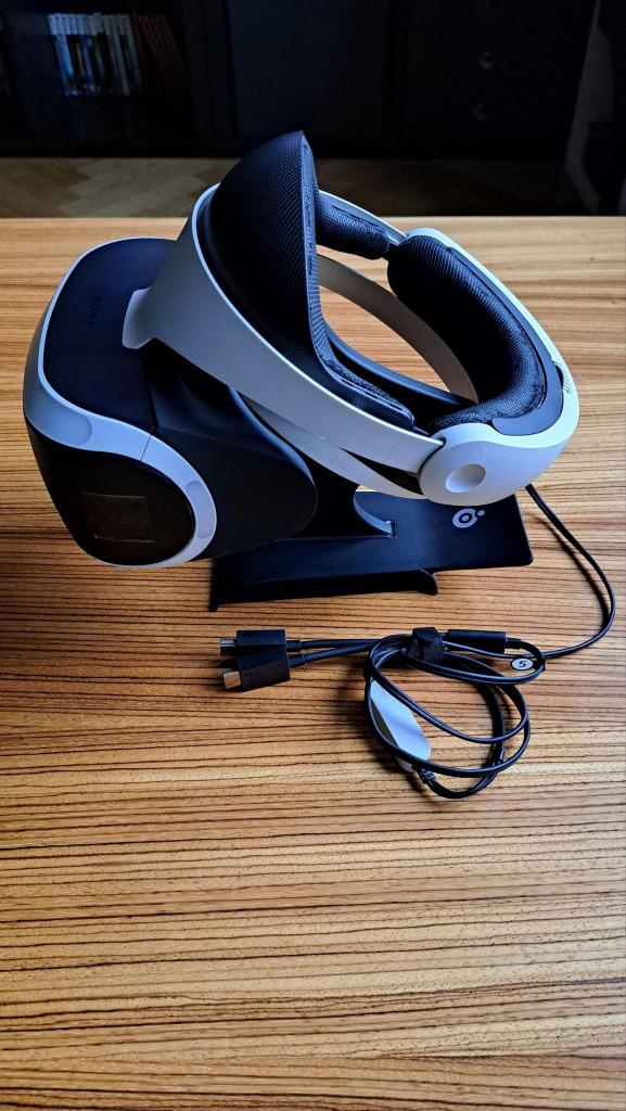 Playstation VR Headset + Richtcontrollers en games, Ophalen of Verzenden, Zo goed als nieuw, Sony PlayStation