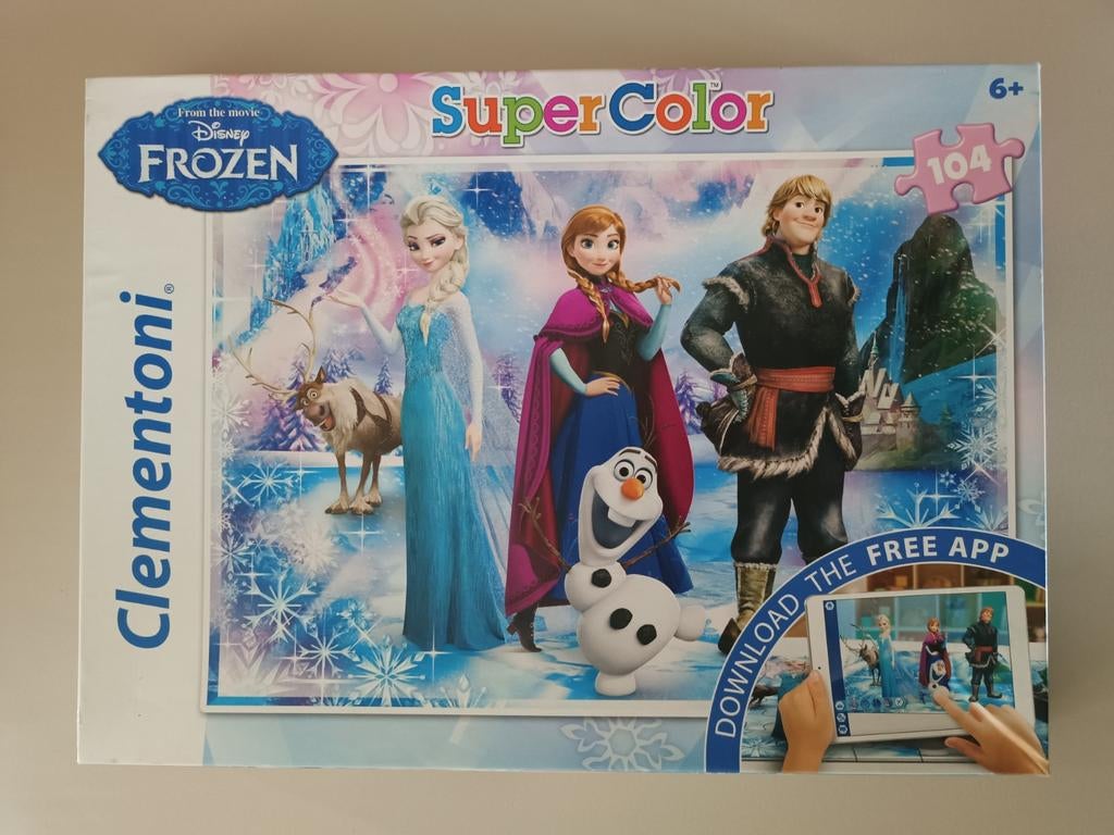 Disneypuzzel „Frozen” Clementoni, Ophalen of Verzenden, Gebruikt