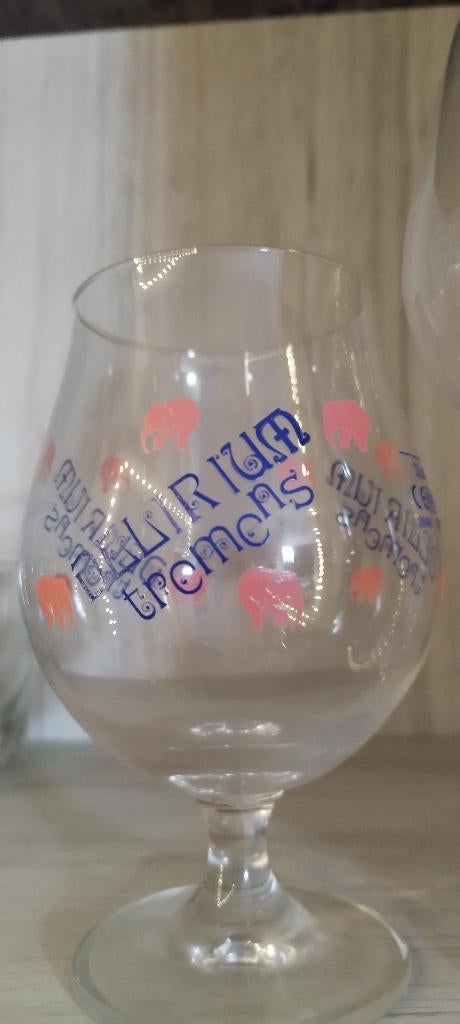 2 glazen Délirium Tremens, Verzamelen, Ophalen, Zo goed als nieuw, Glas of Glazen, Overige merken