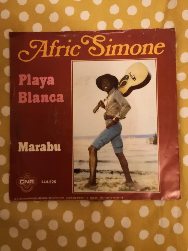 singel afric simone playa blanca (port gratis belgie), Gebruikt, 7 inch, Single, Dance