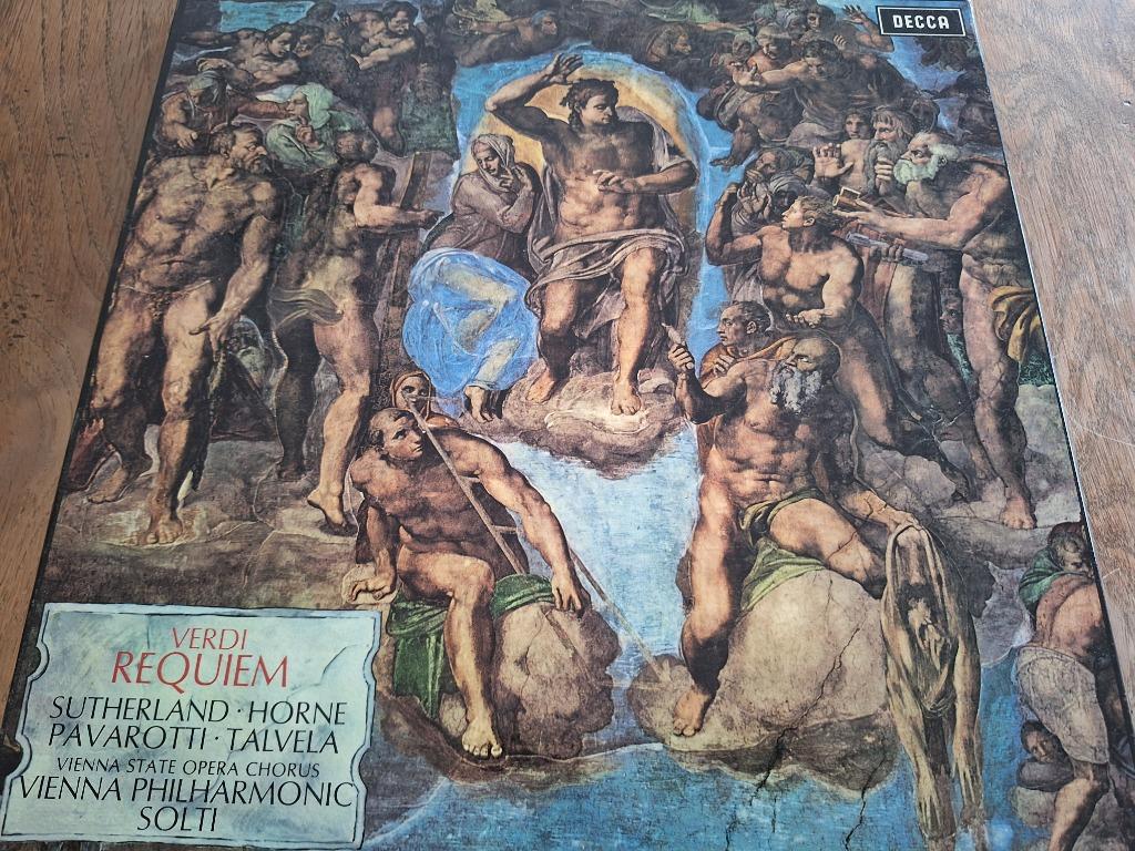 Verdi / Solti - Requiem Box 2 x Lp's Vinyl, Ophalen of Verzenden, Romantiek, 12 inch, Kamermuziek