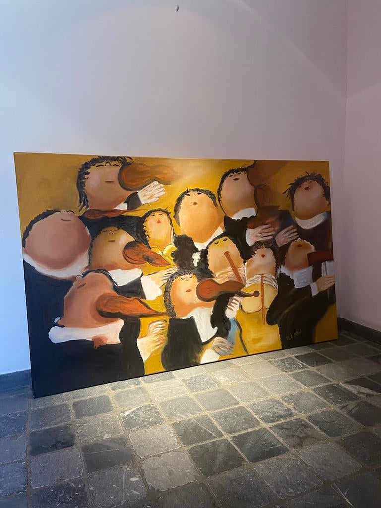 Peinture musique / chorale, Enlèvement