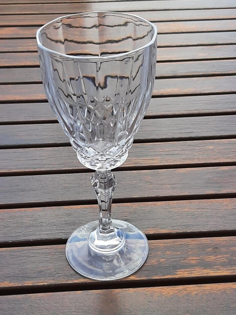 1 kristallen wijnglas, Ophalen of Verzenden