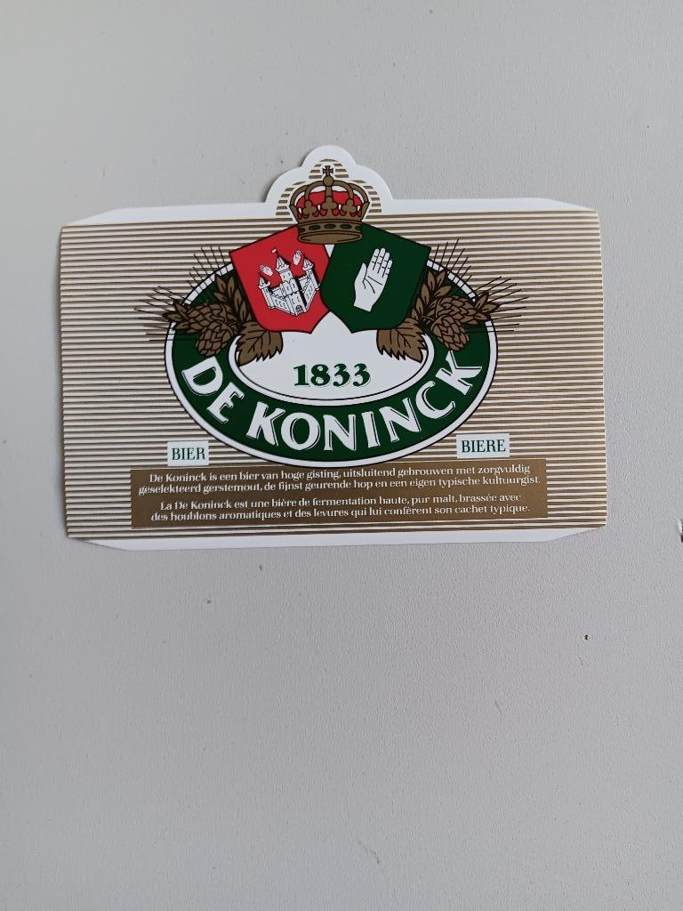 Étiquettes de bière - De Koninck Antwerp, Enlèvement ou Envoi, Utilisé, Autres types, De Koninck