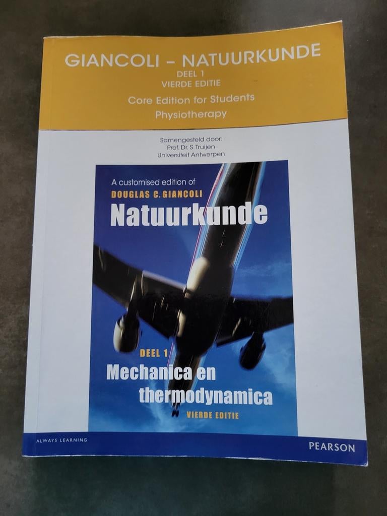 Giancoli - Natuurkunde, deel 1- 4e editie, Boeken, Ophalen, Zo goed als nieuw