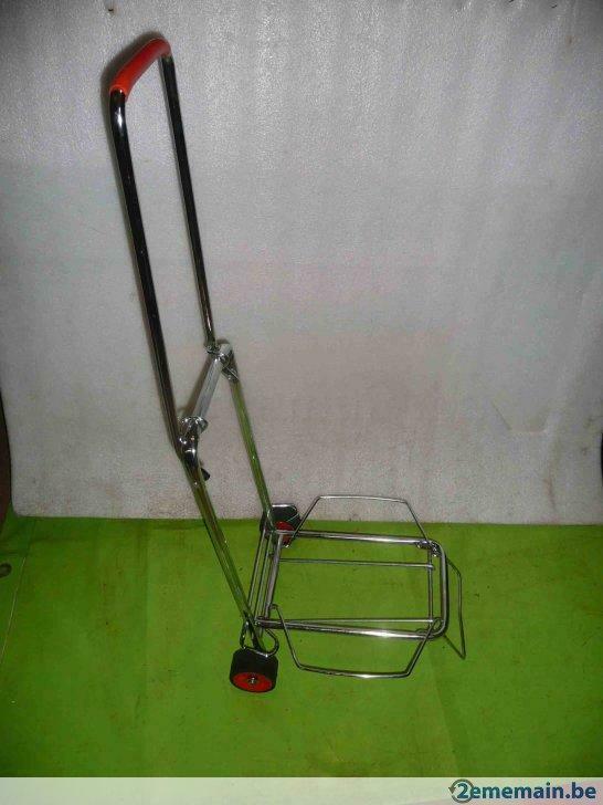 chariot - caddie trolley repliable-  transporter max 20kg, Enlèvement ou Envoi, Utilisé