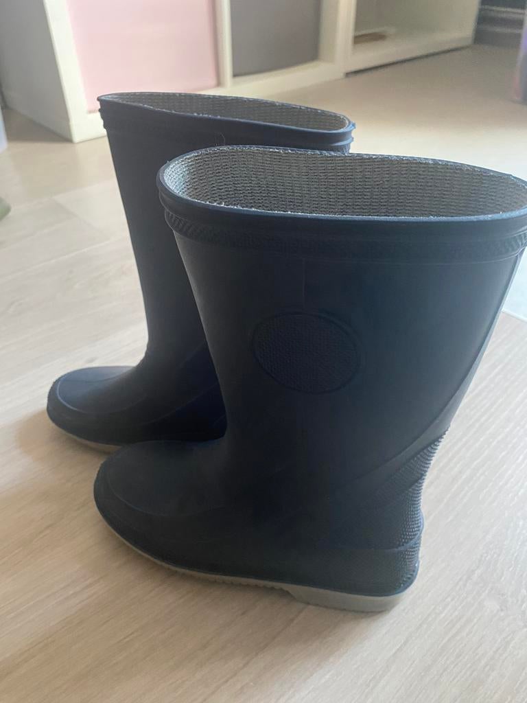 Bottes en caoutchouc bleues marine, Comme neuf, Garçon ou Fille, Bottes