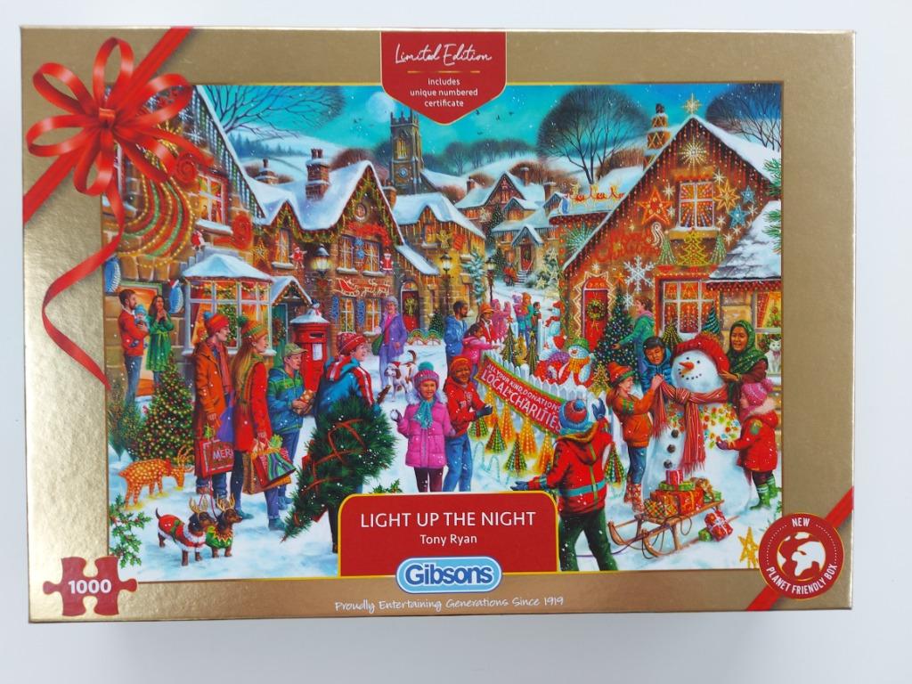 Kerstpuzzels Gibsons , HOP en Waddingtons, Ophalen of Verzenden, 500 t/m 1500 stukjes, Gebruikt, Legpuzzel