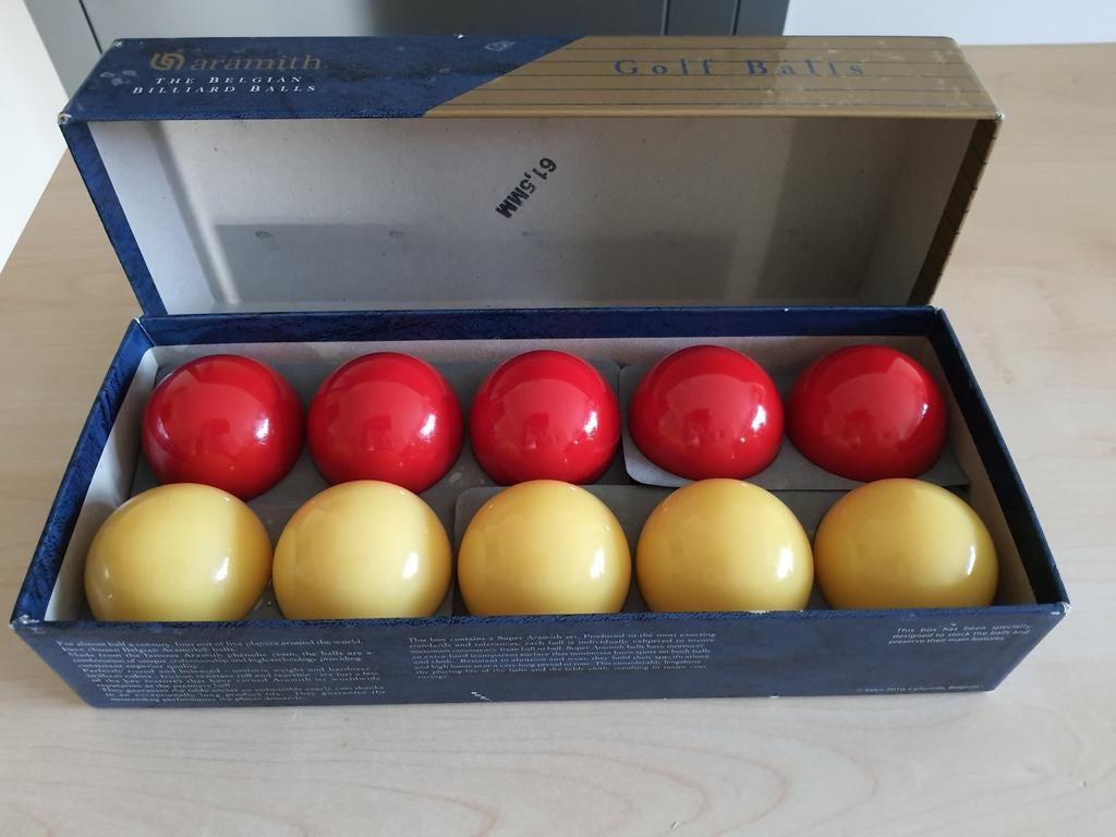 Aramith Golf biljartballen, Ophalen, Zo goed als nieuw