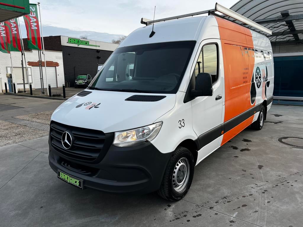 MERCEDES SPRINTER L4 airco, trekhaak,dakdrager, ladder, Autos, Camionnettes & Utilitaires, Entreprise, Achat, ABS, Airbags, Air conditionné