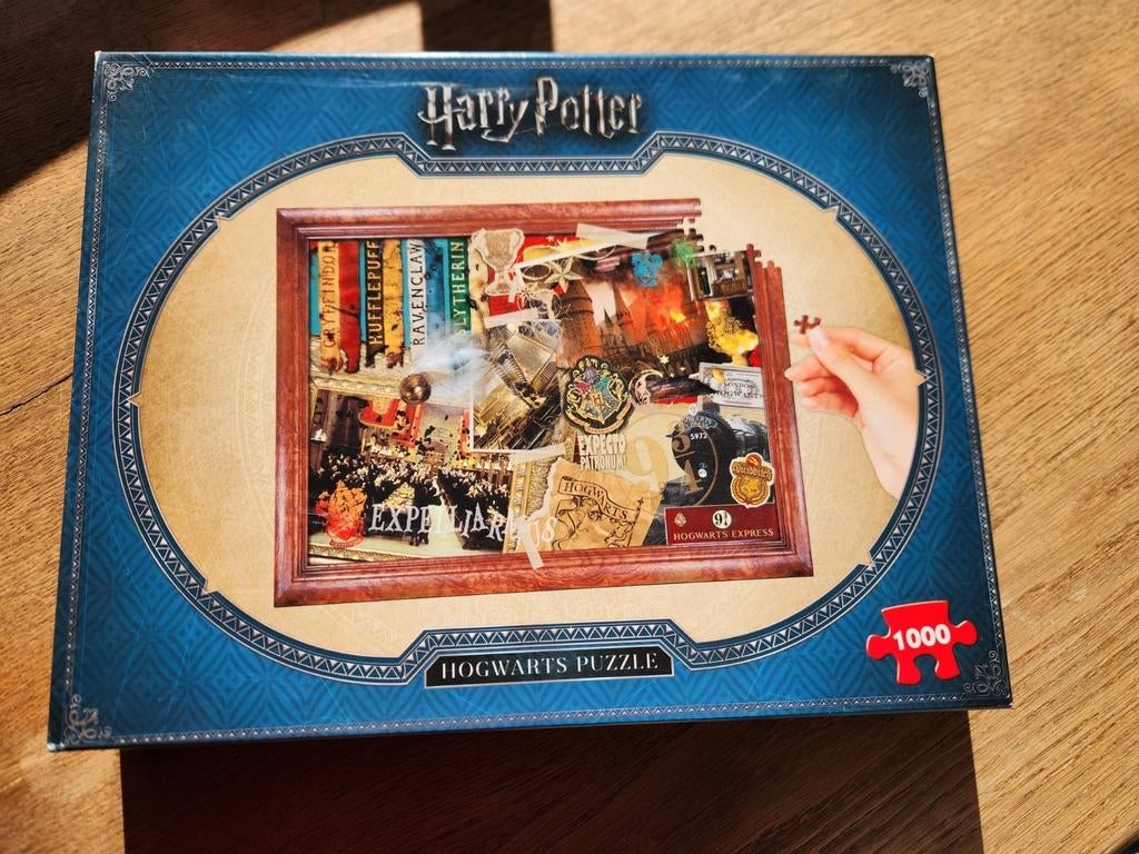 Puzzle Harry Potter 1000 pièces, Enlèvement ou Envoi, 500 à 1500 pièces, Utilisé, Puzzle