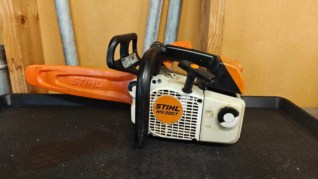 Stihl MS200T, Ophalen