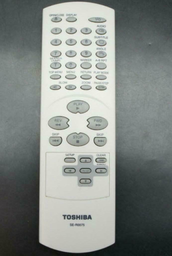 Afstandsbediening Toshiba SE-R0075 DVD, Enlèvement ou Envoi, Neuf, Lecteur DVD, Autres marques
