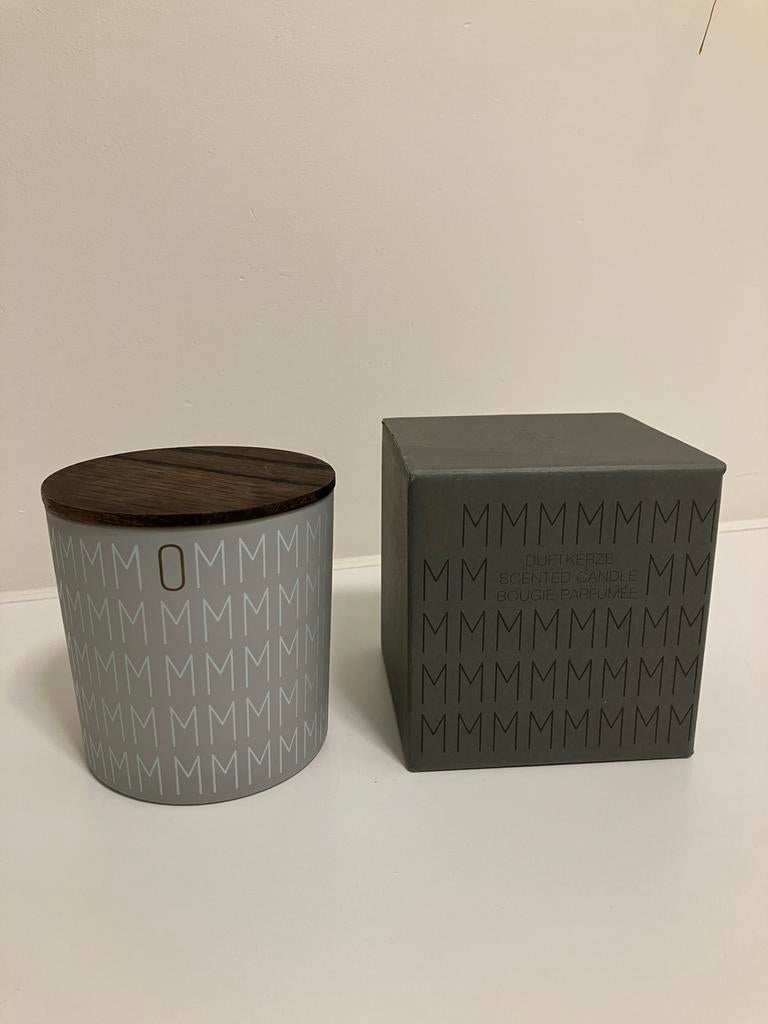 Glazen kaarshouder met houten deksel merk Räder, Huis en Inrichting, Woonaccessoires | Kandelaars en Kaarsen, Kaars, Hout, Ophalen of Verzenden