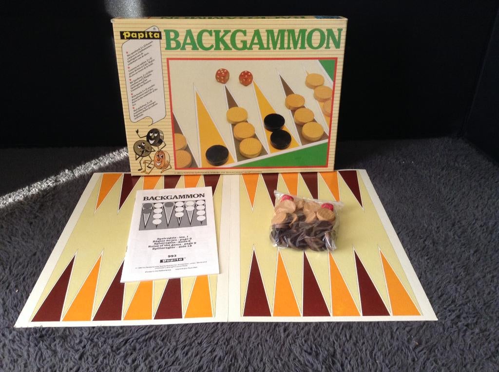 STOPZETTING VERZAMELING Backgammon, Ophalen of Verzenden, Gebruikt