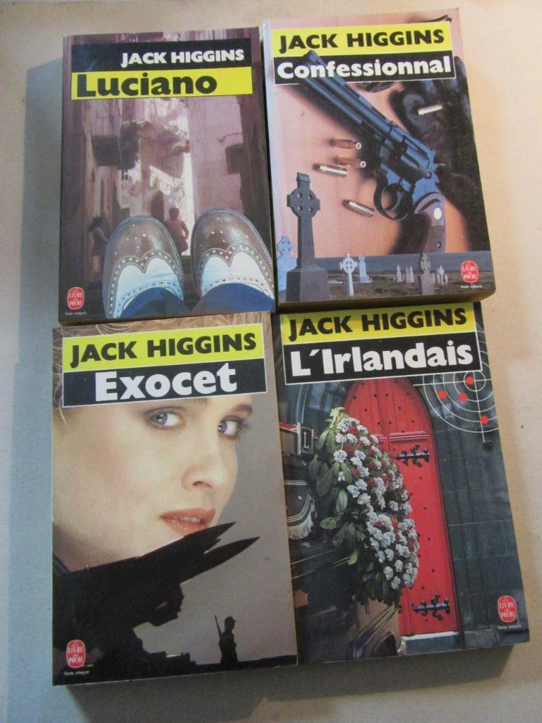 E 4 romans de Jack Higgins Poche, Ophalen, Gelezen