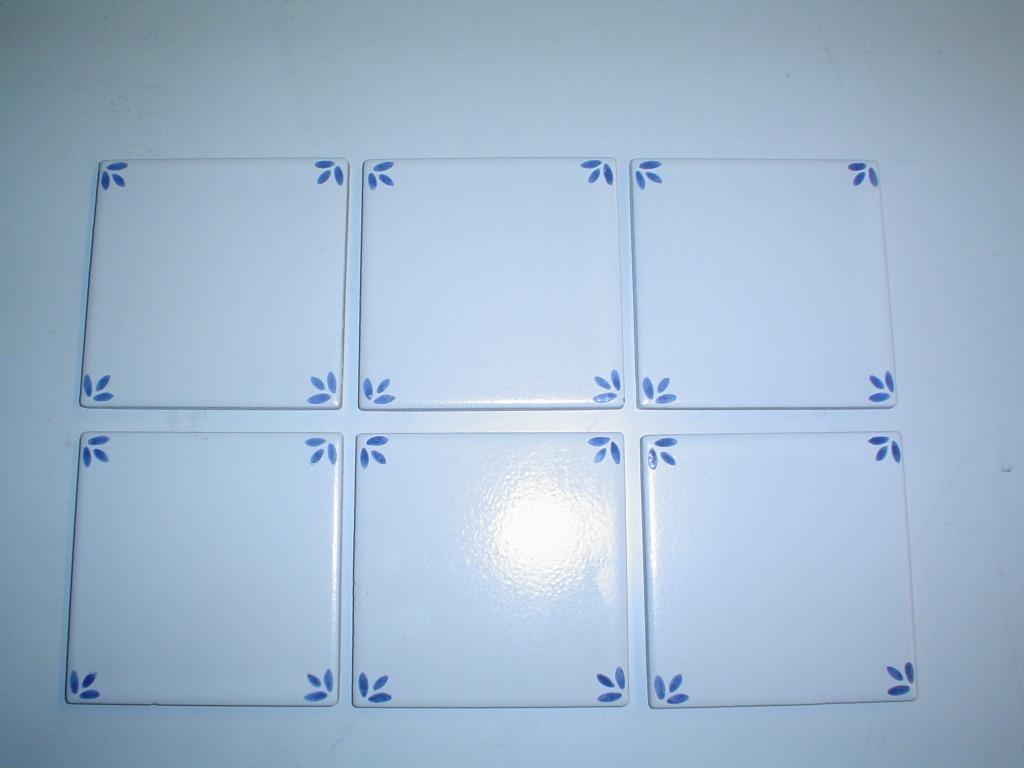 WANDTEGELS DELFTS BLAUW 10X10, Ophalen