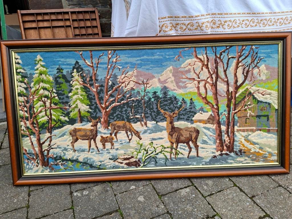 Tapisserie scene forest, Enlèvement, Comme neuf