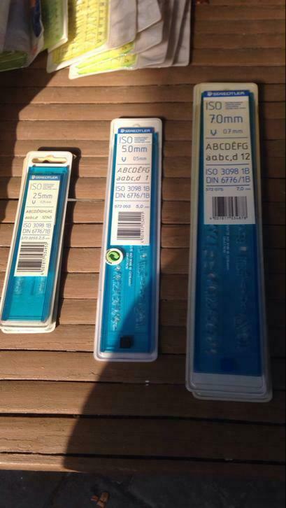 ISO latten Staedtler, Ophalen