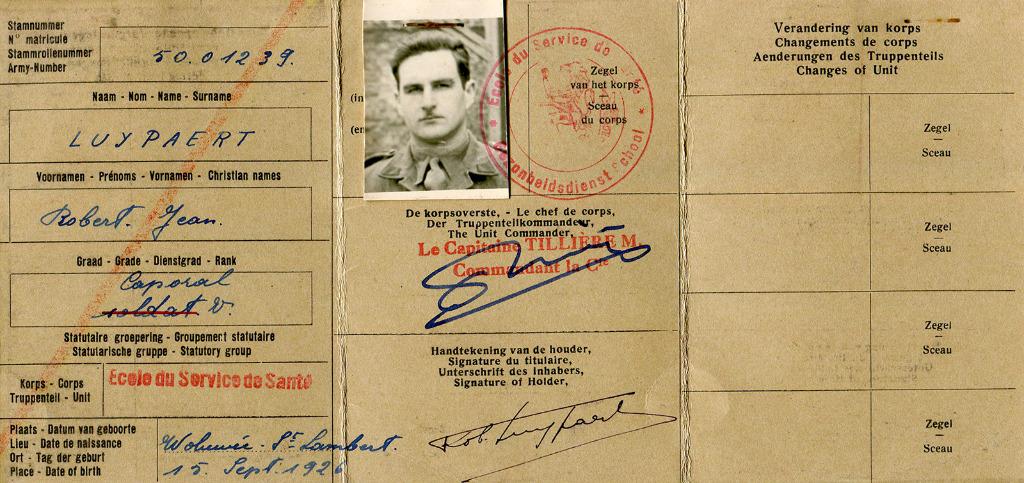 Ecole du Service de Santé - carte identité, Envoi, Armée de terre, Autres types