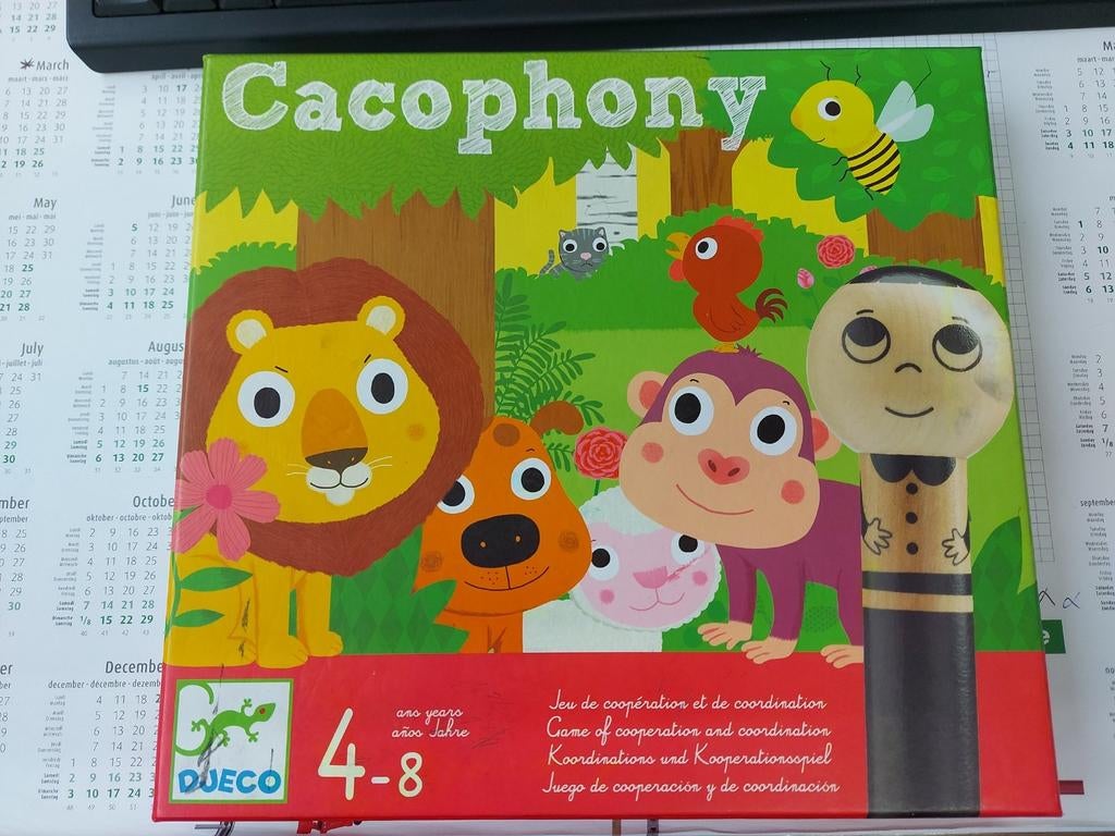 Cacophony Djeco jeu 4 à 8 ans, Ophalen of Verzenden, Zo goed als nieuw