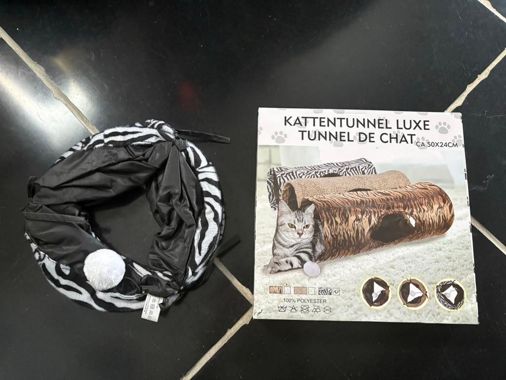 Kattentunnel luxe, Dieren en Toebehoren, Ophalen of Verzenden, Nieuw