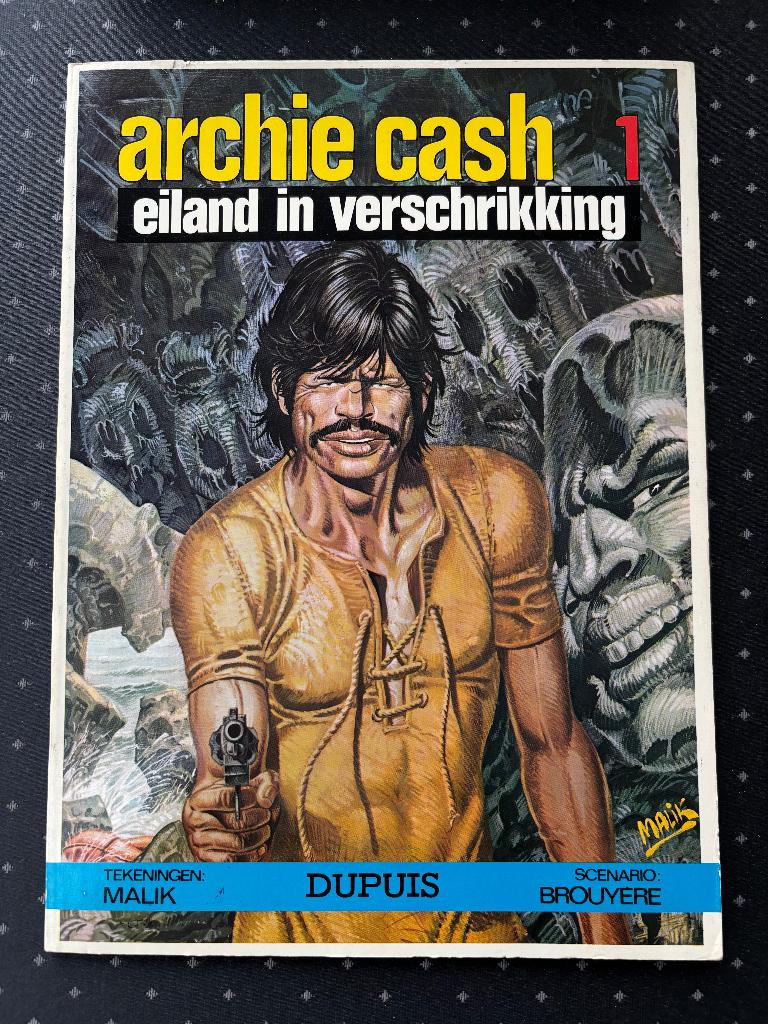 Archie Cash strips 1-15, Brouyere, Meerdere stripboeken, Ophalen, Gelezen
