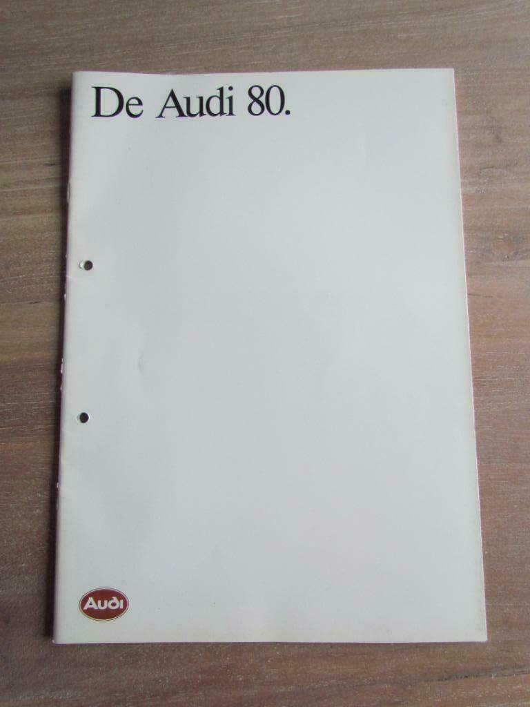 Folder Audi 80 1986, Livres, Enlèvement ou Envoi, Comme neuf, Audi