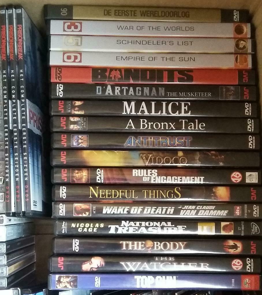 Reeks (actie)films op DVD, Ophalen of Verzenden, Actie