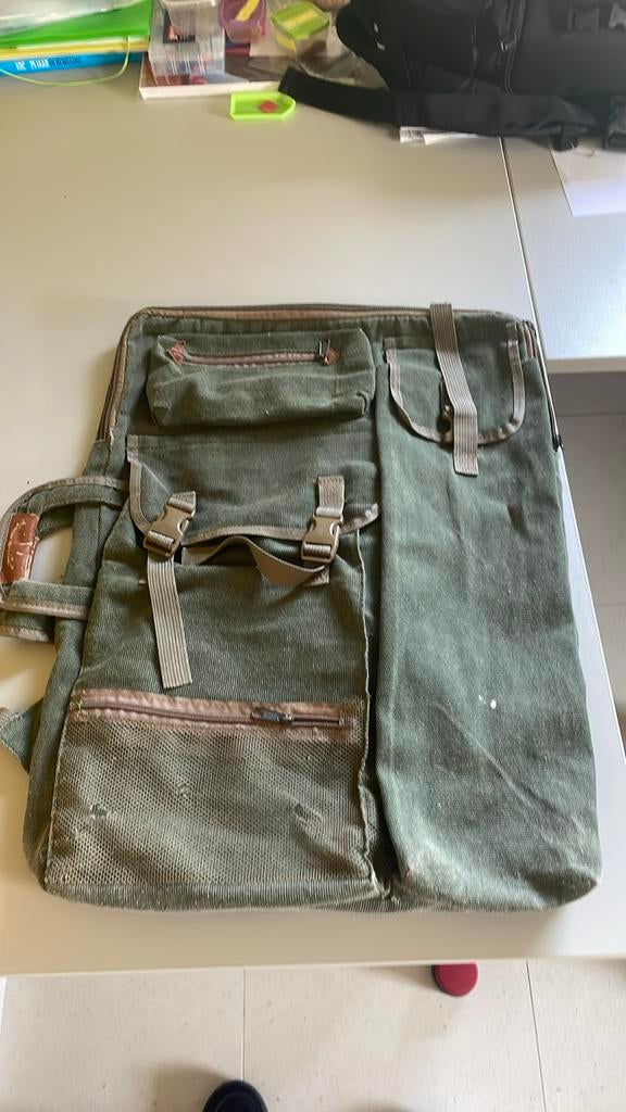 Tas voor teken/knutselmateriaal, Handtassen en Accessoires, Tassen | Schooltassen, Gebruikt, Rugtas, 50 cm of meer, 50 cm of meer