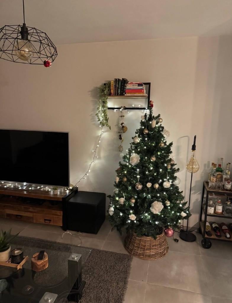 Mooie namaak kerstboom - goede staat!, Ophalen, Gebruikt